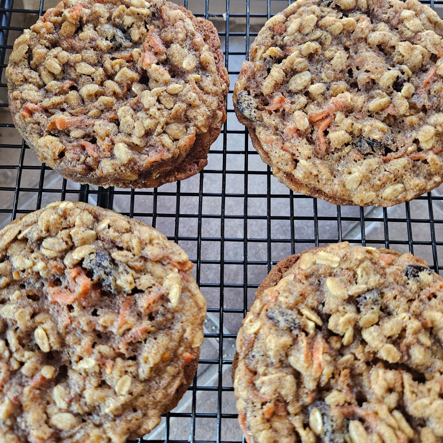 Vegan Carrot Cake Cookies