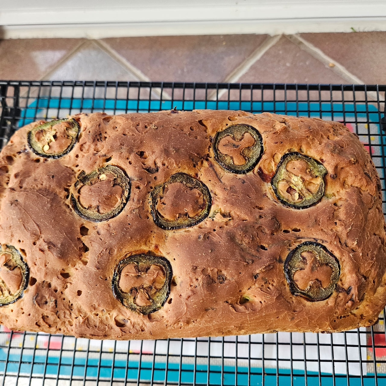 Cheddar Jalapeno Sourdough Style Sandwich Bread