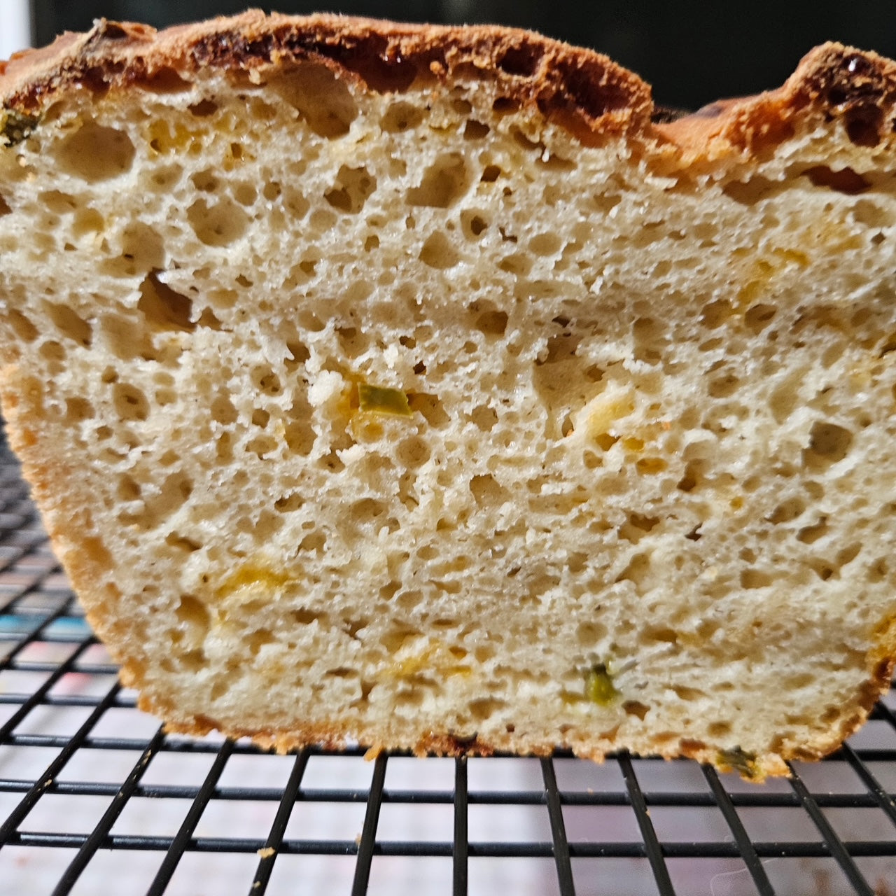 Cheddar Jalapeno Sourdough Style Sandwich Bread