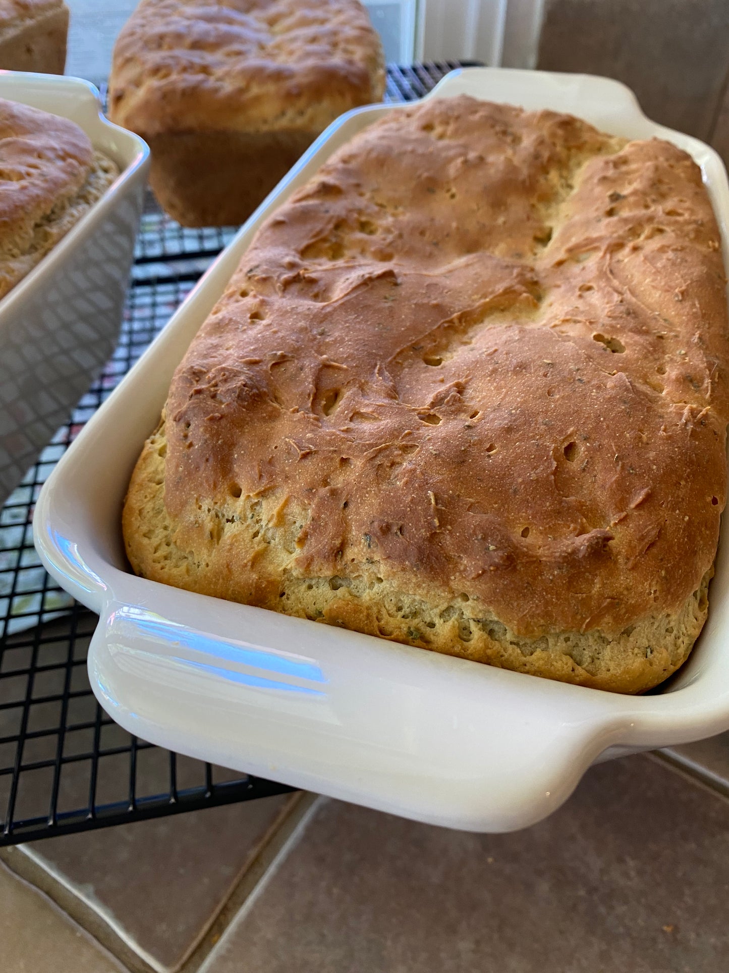 Garlic and Herb Sourdough Style Sandwich Bread