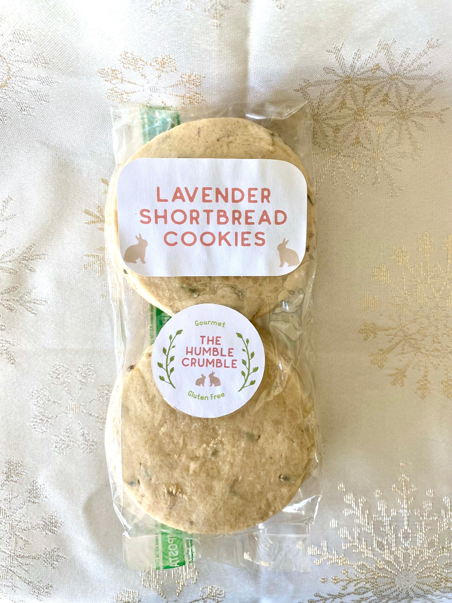 Lavender Shortbread Cookies