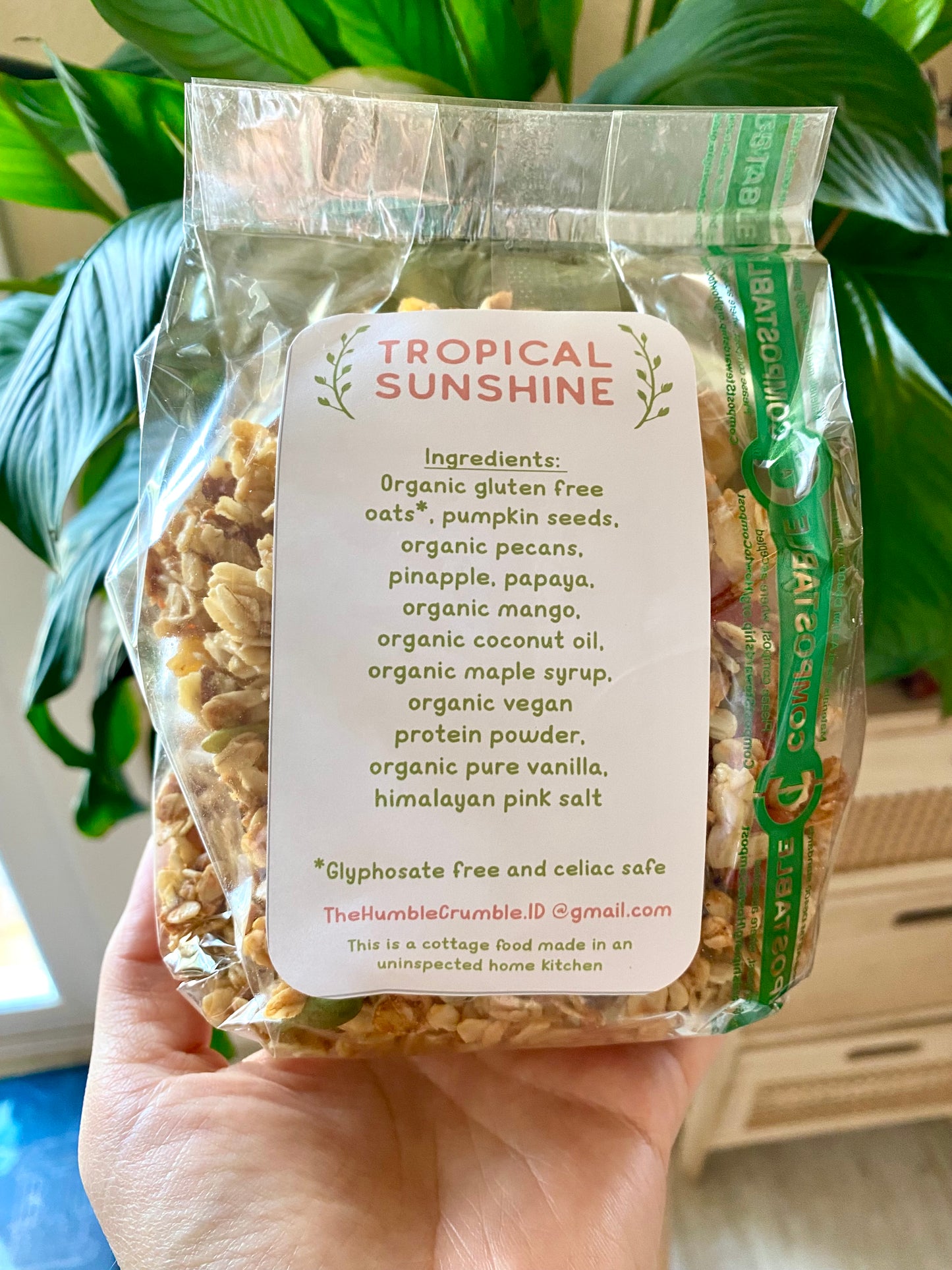 Tropical Sunshine Granola